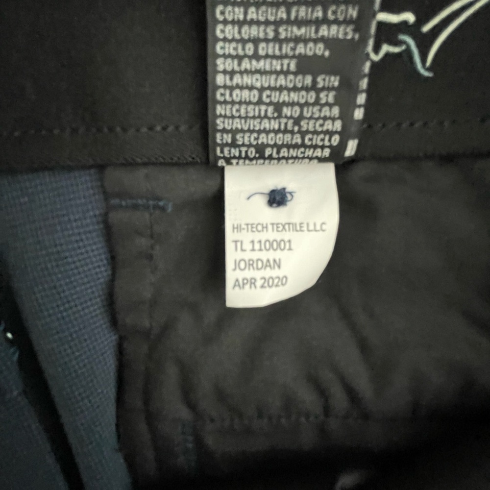 NWT Greg Norman Men's Flat Front Stretch High Tech Navy Golf Pants 32x32 - Picture 12 of 12
